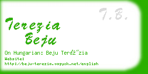 terezia beju business card